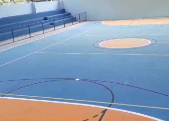 Reforma da quadra do distrito de Monte Sinai/Barra de São Francisco, está prestes a ser entregue a comunidade