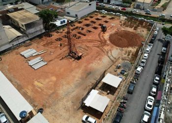 Construção do Terminal Rodoviário de Barra de São Francisco segue avançando