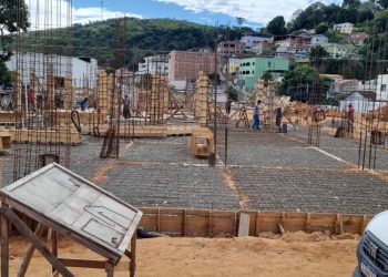 Construção do Terminal Rodoviário de Barra de São Francisco segue avançando