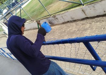 Estádio Municipal de Barra de São Francisco passa por melhorias para receber jogos da Série B do Capixabão 2025