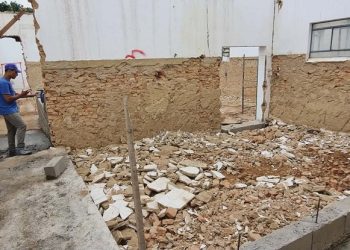 Ampliação do Novo Espaço Integrar do bairro Vila Landinha segue em andamento em Barra de São Francisco
