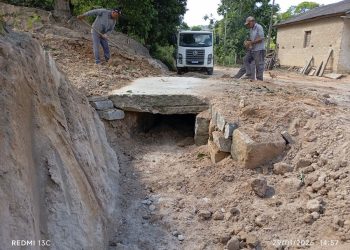 Ponte ecológica é construída pela Prefeitura de Barra de São Francisco no Córrego Panorama no distrito de Paulista, agora são 153