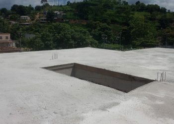 Obra da Unidade de Saúde do Distrito de Paulista prossegue avançando em Barra de São Francisco