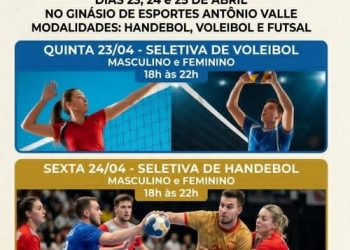 Seletiva juvenil para formar Seleção Municipal francisquense rumo aos Jogos Escolares 2026 inicia nesta quinta-feira (23)