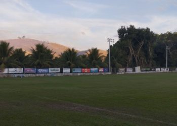 Iniciada a iluminação do campo de futebol do Vale Sete no Córrego Valão Fundo em Barra de São Francisco