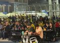 Telão na praça e vitoria do Brasil sobre a Escócia movimentam o Centro de Barra de São Francisco