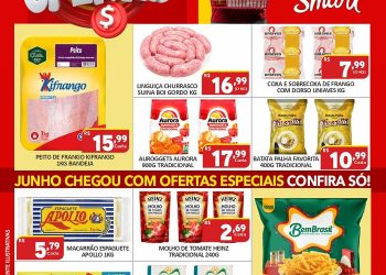 Casa do Cloro e Supermercado lança a promoção de junho de ofertas de 01 a 04 para bombar em Barra de São Francisco