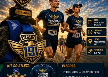 7ª Corrida do 11º BPM promete reunir atletas e comunidade em Barra de São Francisco