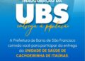 Unidade de Saúde de Cachoeirinha de Itaúnas, em Barra de São Francisco, será inaugurada nesta sexta feira (03)