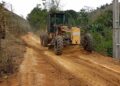 Patrolamento de estrada segue pela região do Córrego da Queixada em Barra de São Francisco