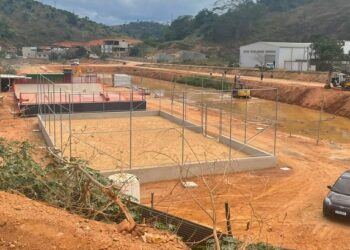 Obras do Lago Jesus Cristo seguem avançando no bairro Vila Vicente em Barra de São Francisco