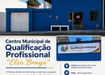 Novo local do Centro Municipal de Qualificação Profissional Elza Braga será inaugurado na próxima quinta-feira (30)