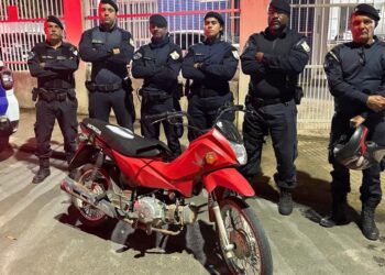Guarda Municipal de Barra de são Francisco recupera motocicleta com restrição de furto e roubo em Paulista