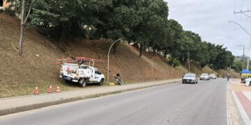 Furto de fios deixa calçadão entre Bambé e Nova Barra às escuras em Barra de São Francisco