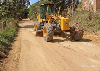 Patrolamento de estrada seguiu pela região do Córrego Aventureiro, neste sábado em Barra de São Francisco
