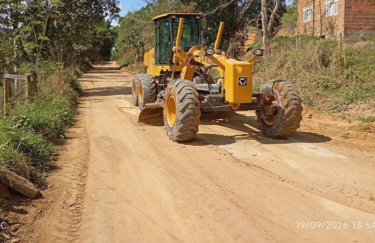 Patrolamento de estrada seguiu pela região do Córrego Aventureiro, neste sábado em Barra de São Francisco