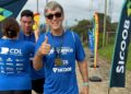 3ª Caminhada do Comércio reúne participantes em subida até a Torre de TV de Barra de São Francisco