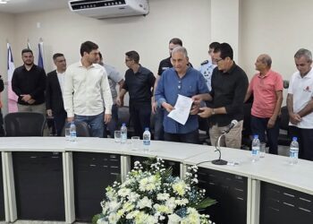 Barra de São Francisco assina ordem de serviço para implantação do sistema de videomonitoramento