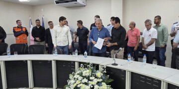 Barra de São Francisco assina ordem de serviço para implantação do sistema de videomonitoramento