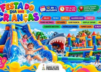 Barra de São Francisco promove Festa do Dia das Crianças no Estádio Municipal do Campo Novo