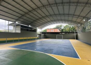 Reforma e ampliação da quadra de esportes do Bagaço será entregue à comunidade no dia 5 de novembro
